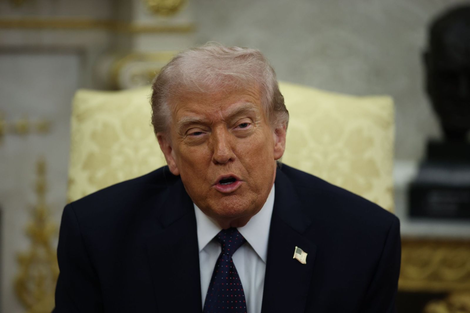 Donald Trump, en una comparecencia reciente