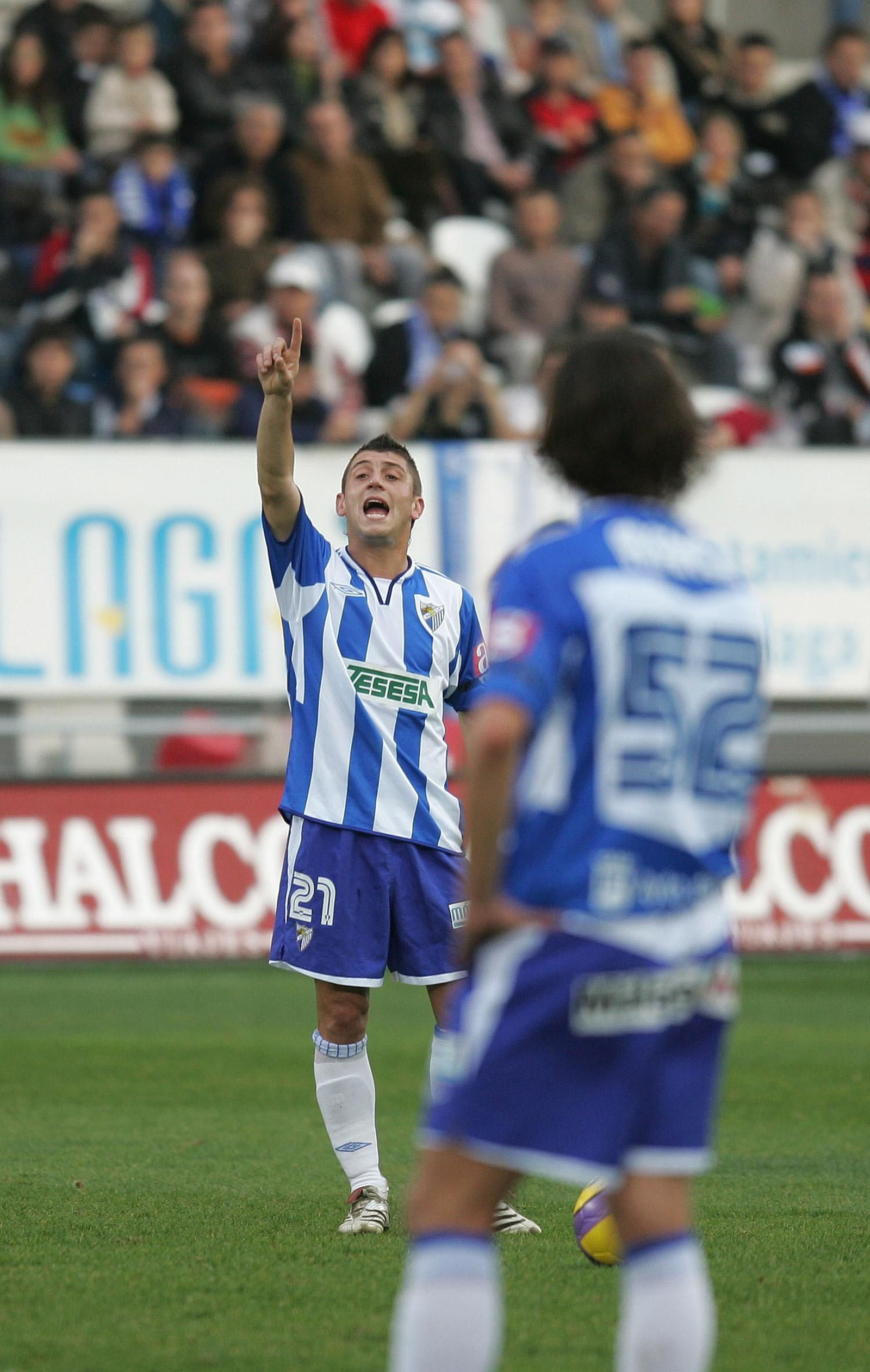Las fotos de Jonatan Valle con el Málaga CF
