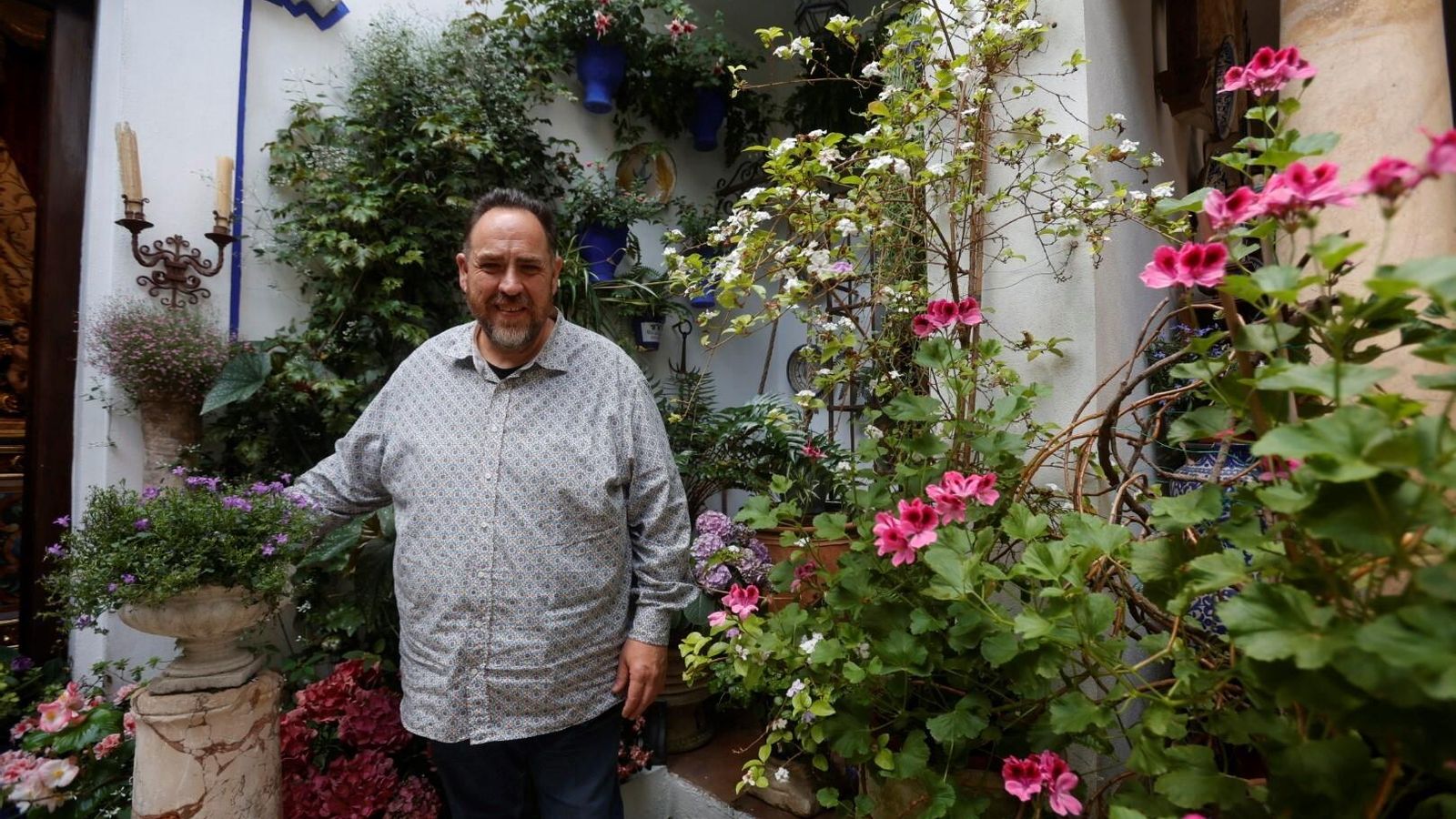 Rafael Barón, propietario del patio Pastora, 2