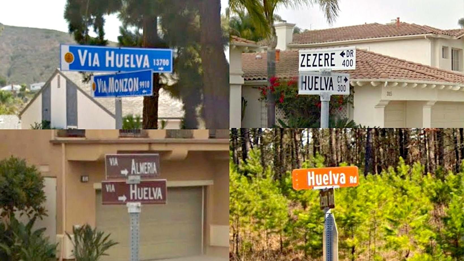 El nombre de Huelva se puede ver en varios de los estados del país americano El nombre de Huelva se puede ver en varios de los estados del país americano
