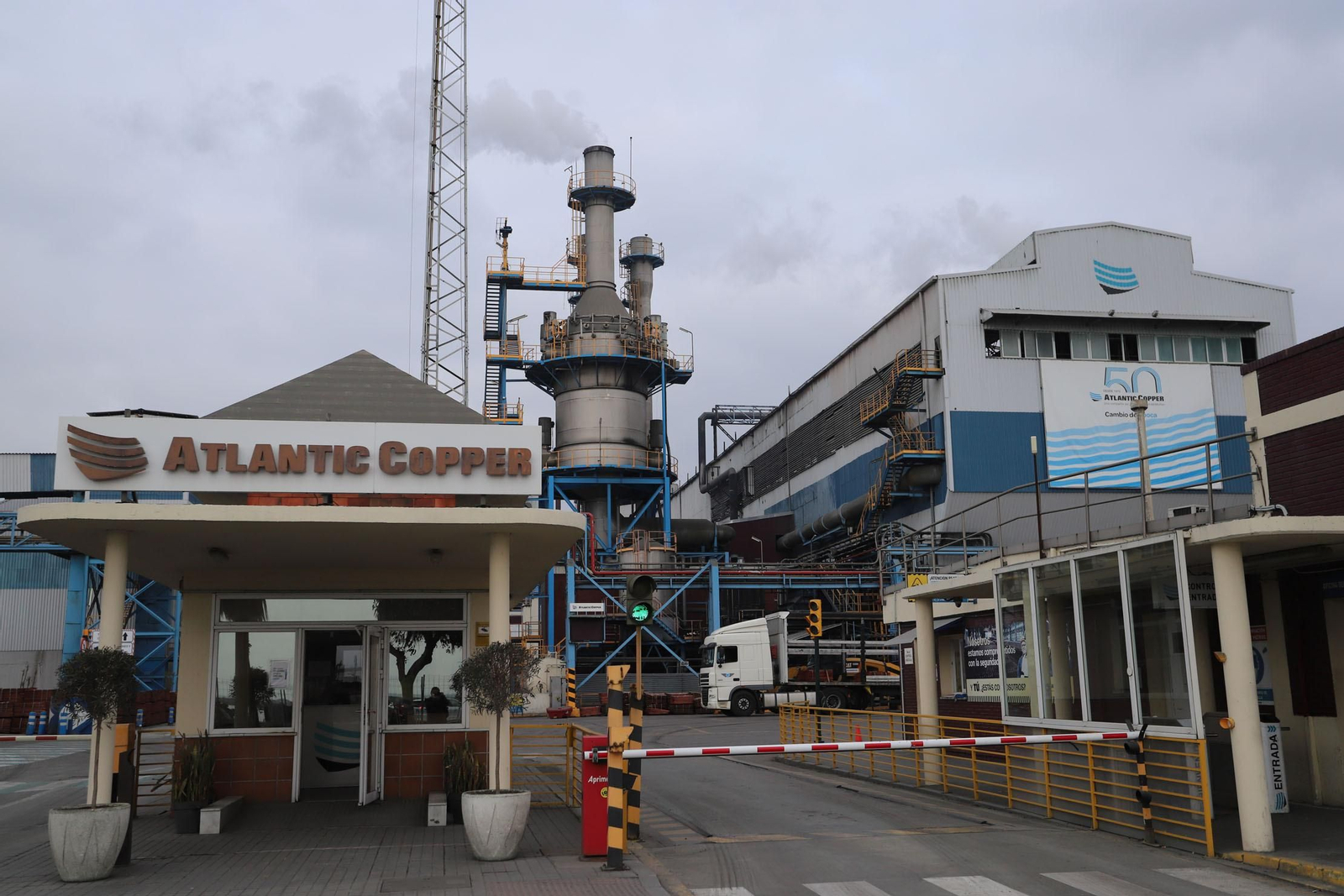 Instalaciones de Atlantic Copper.