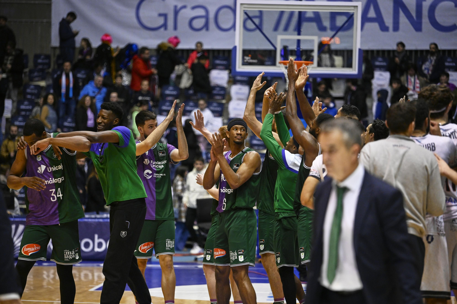 El Obradoiro-Unicaja, en fotos