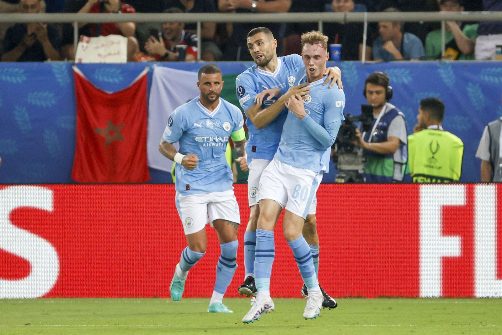 Las fotos del Manchester City-Sevilla FC en la Supercopa de Europa