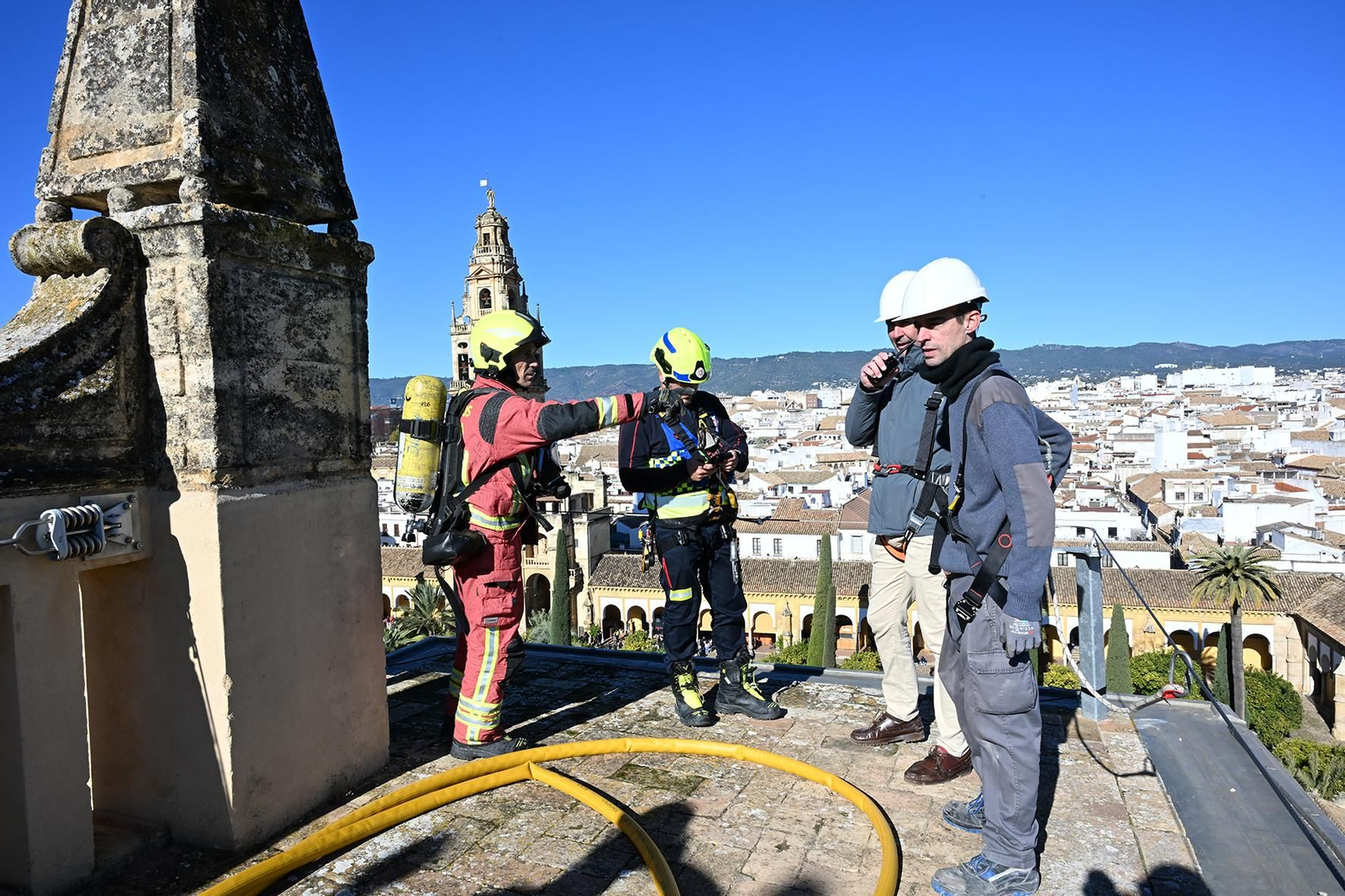 Simulacro de incendio en la Mezquita-Catedral