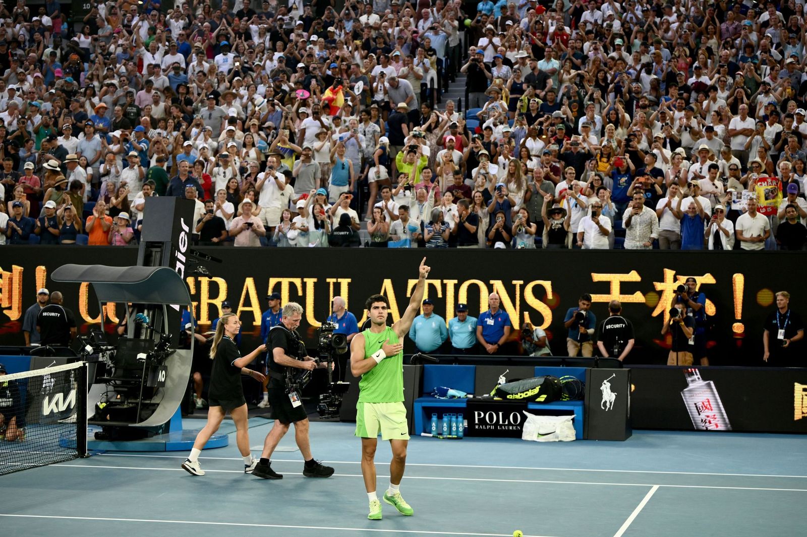 Las fotos del triunfo de Alcaraz en Australia