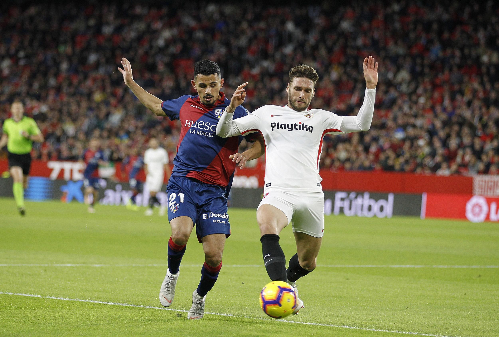 El Sevilla-Huesca, en imágenes