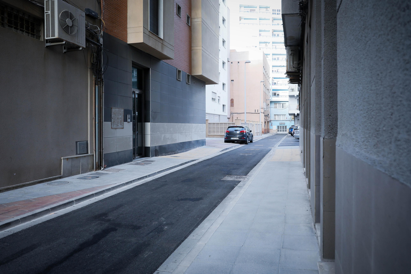 Imágenes de las calles en obras