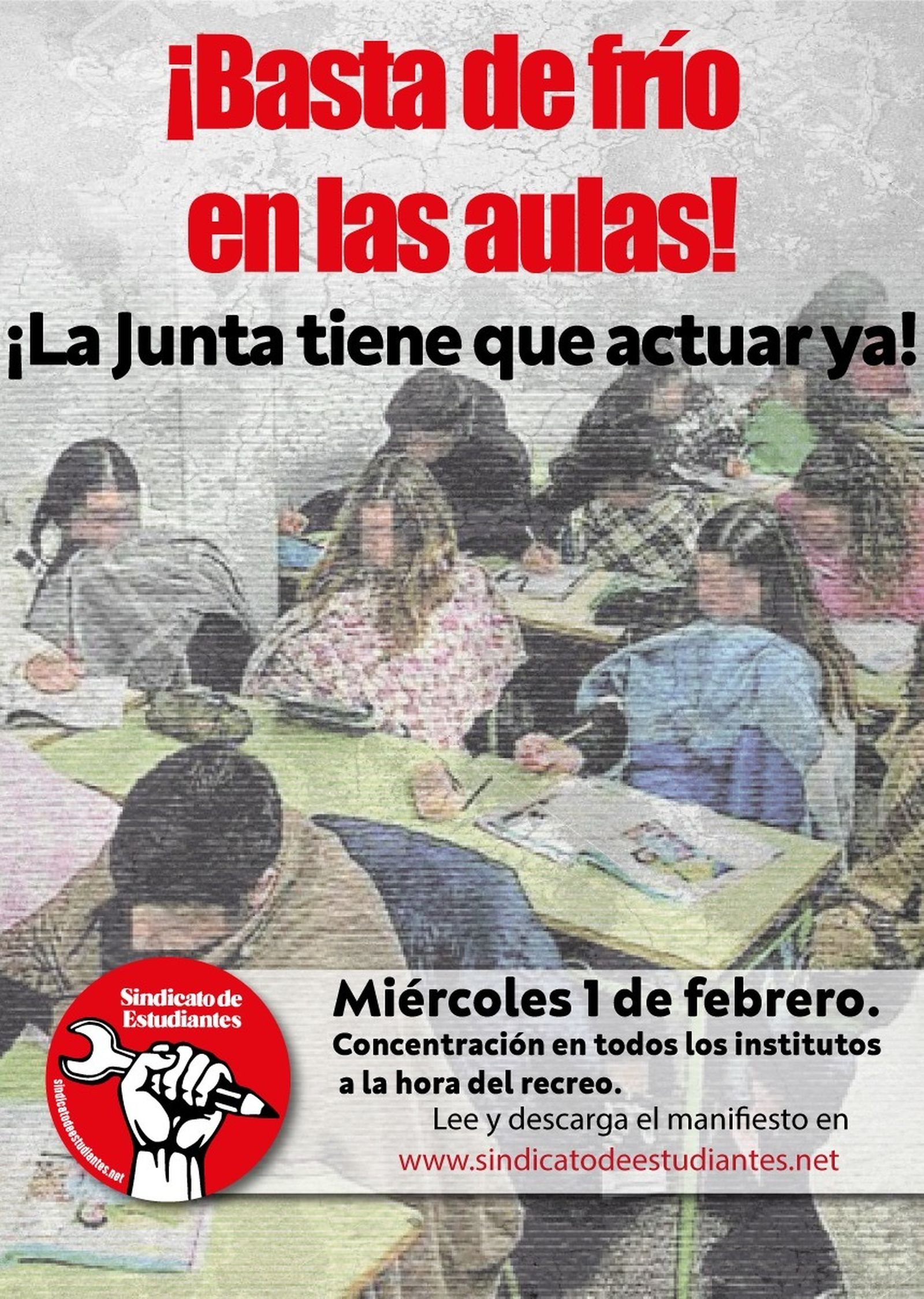 Concentración del Sindicato de Estudiantes el miércoles