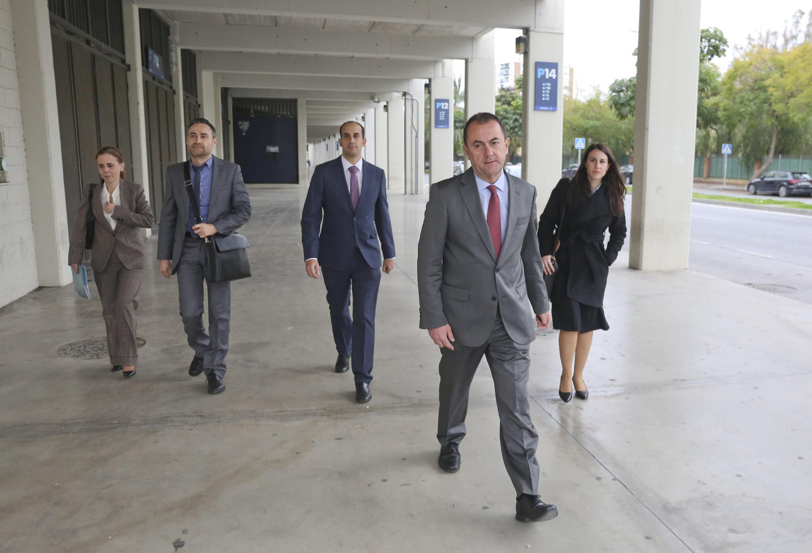 Cuatro años del administrador judicial en el Málaga CF, en fotos