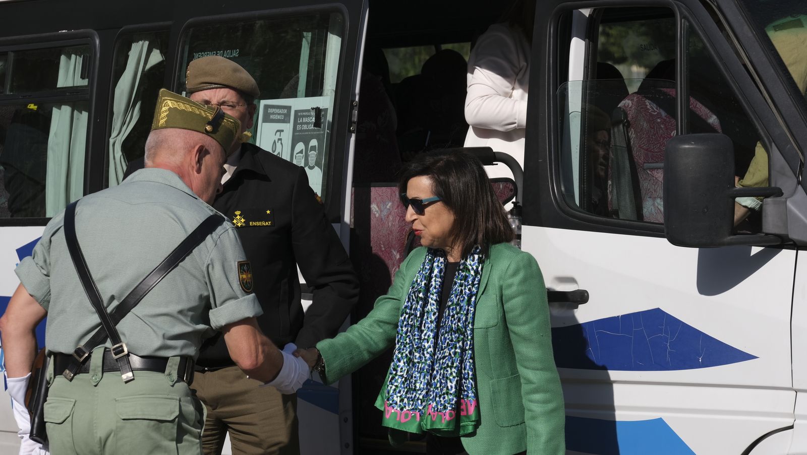 Imágenes de la visita de la Ministra de Defensa Margarita Robles a la Brigada Alfonso XIII de La Legión