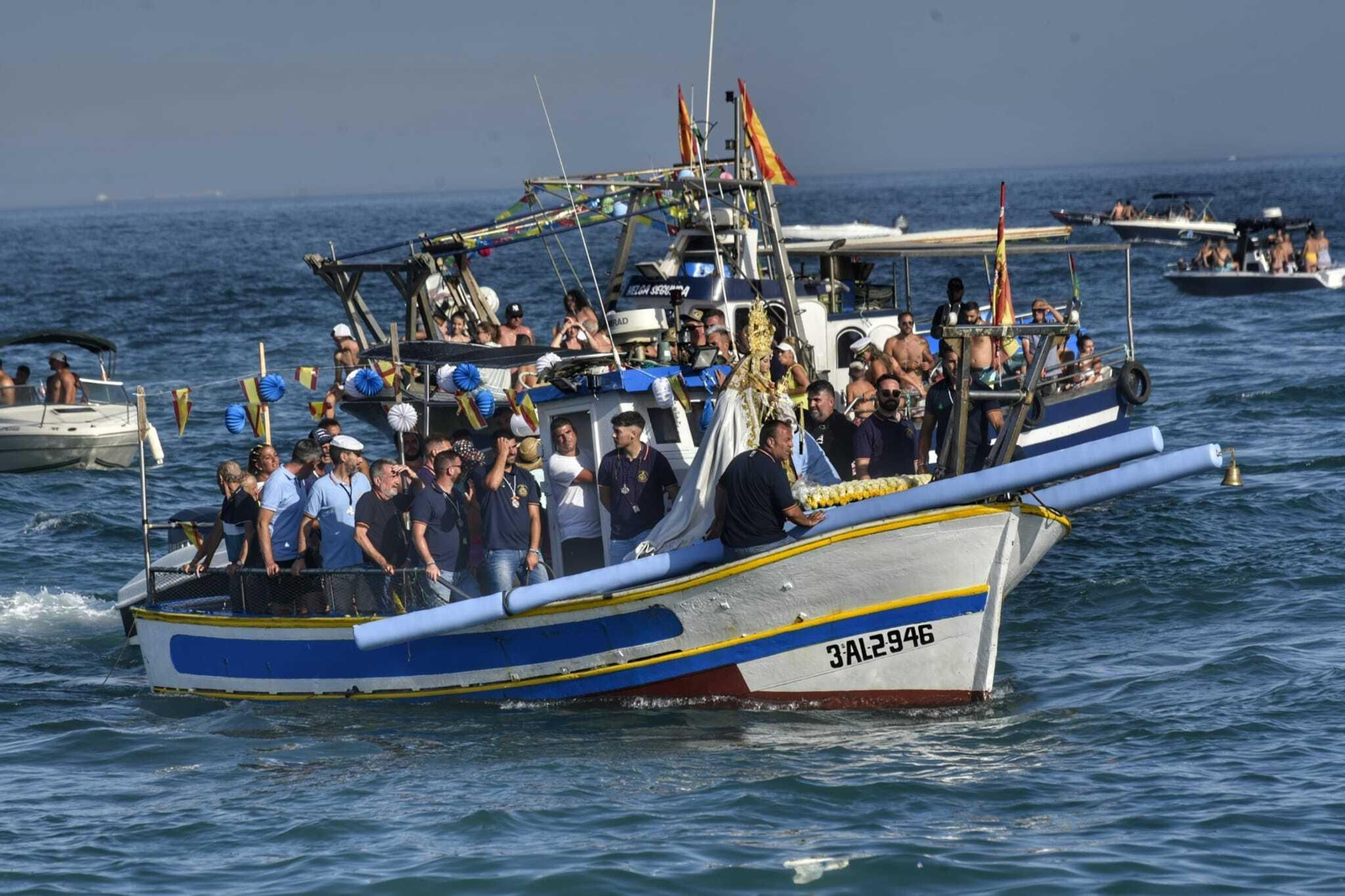 Las fotos de la procesión de la Virgen del Carmen en La Línea