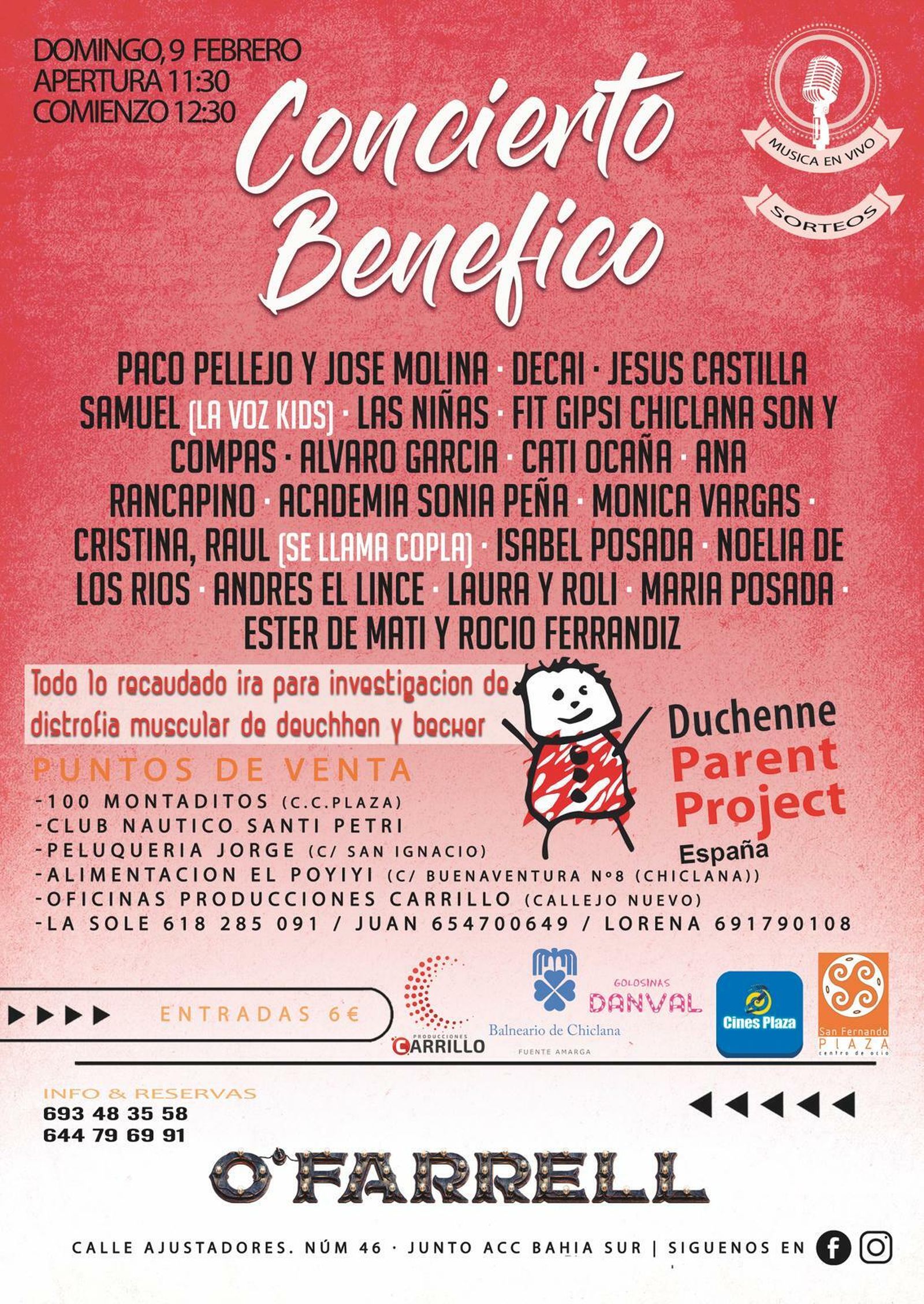 Cartel del concierto.