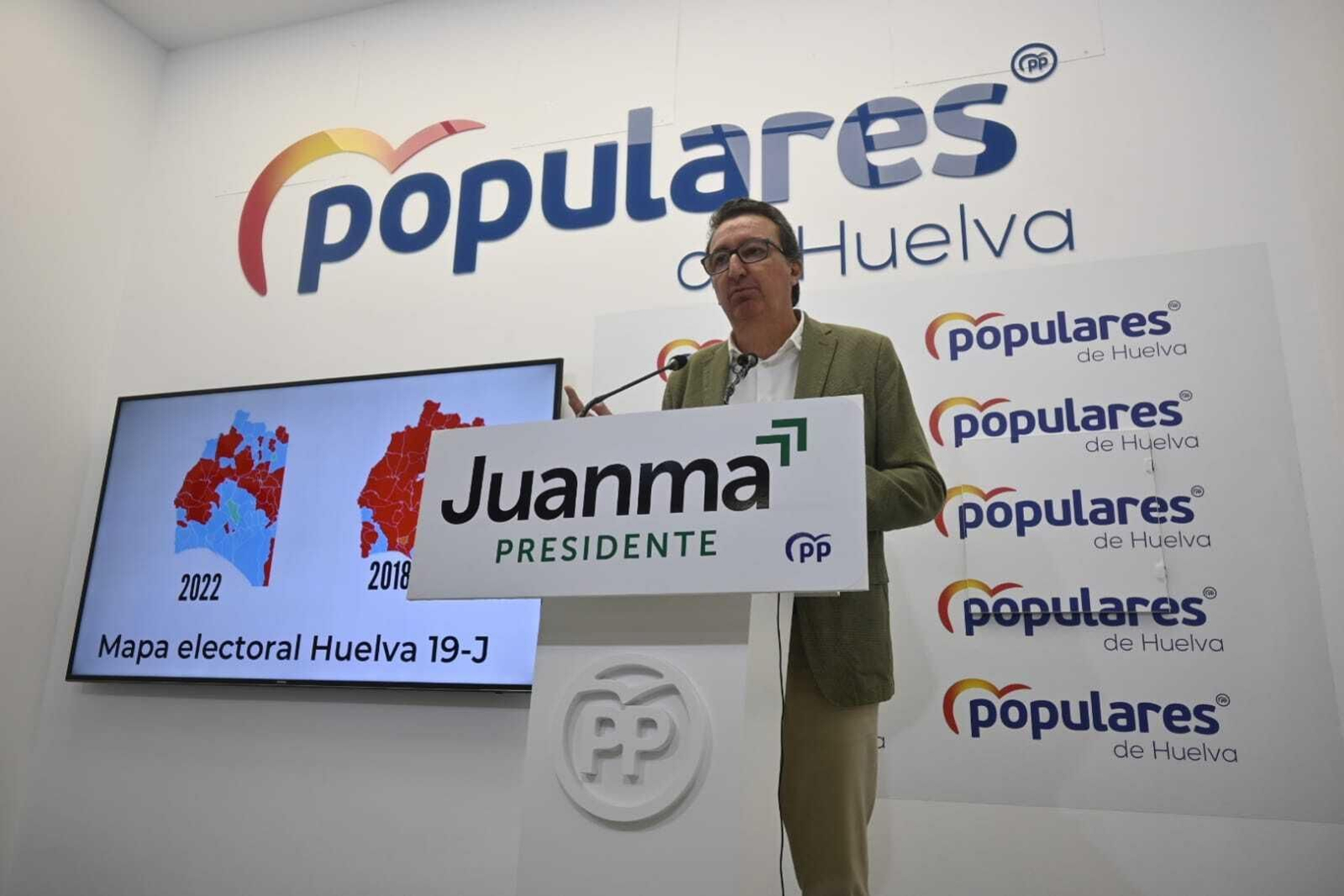 El presidente del PP de Huelva, Manuel Andrés González.