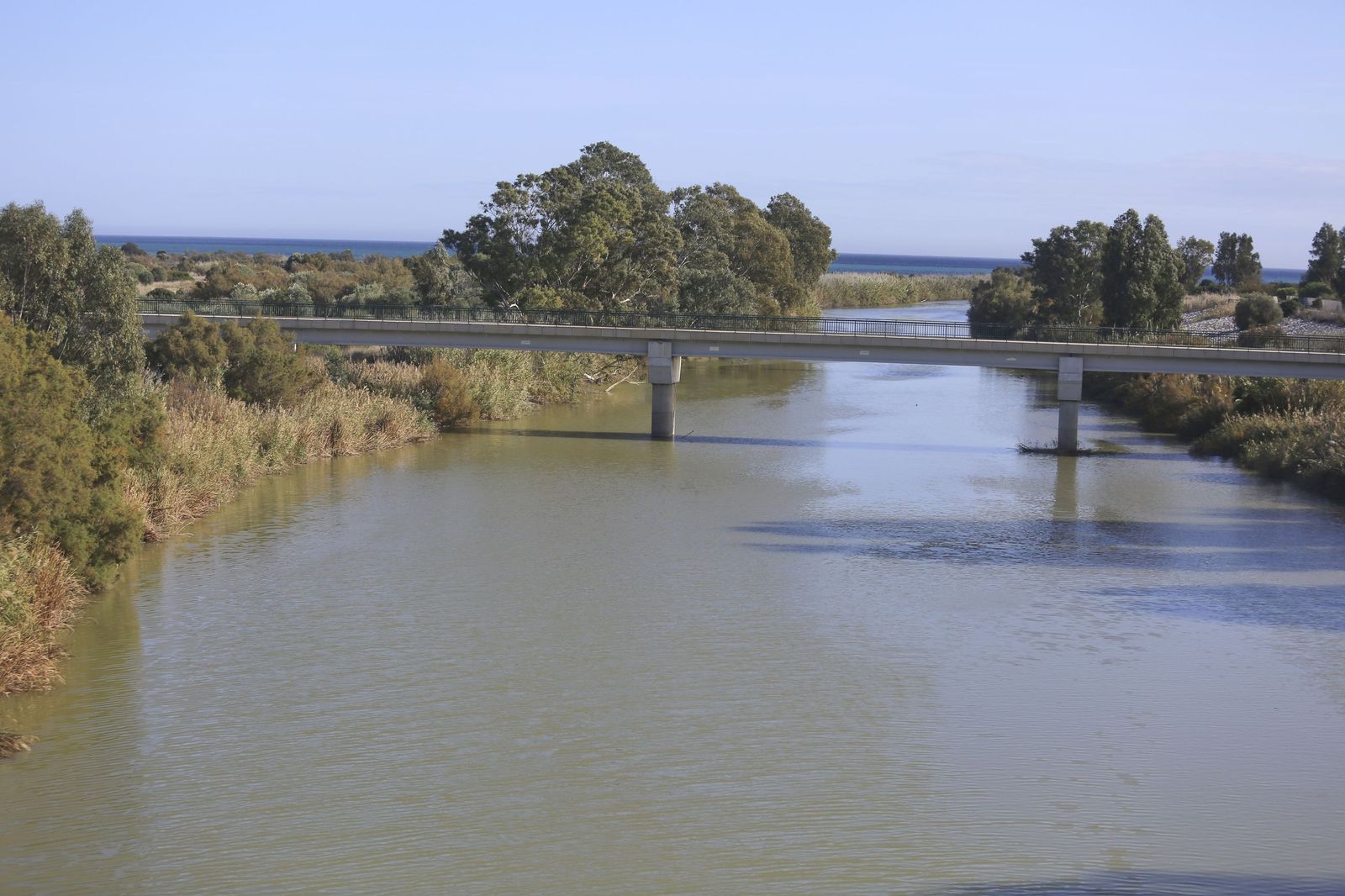 Tramo final del río Guadalhorce.