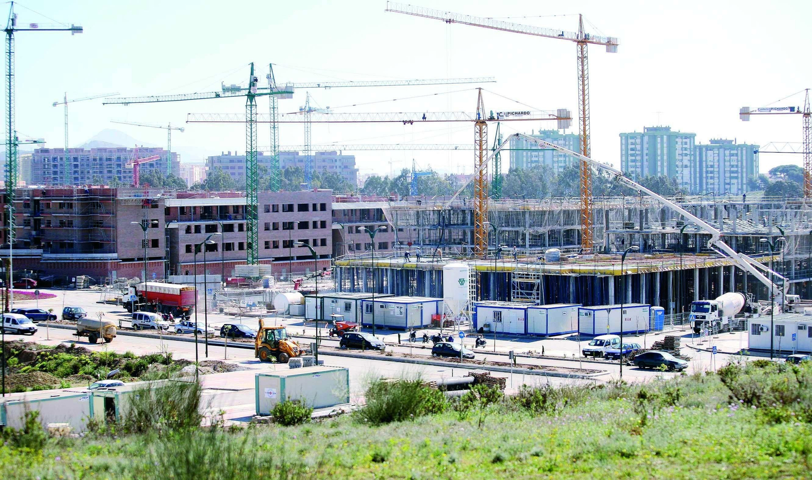 Imagen de archivo de una urbanización en construcción.