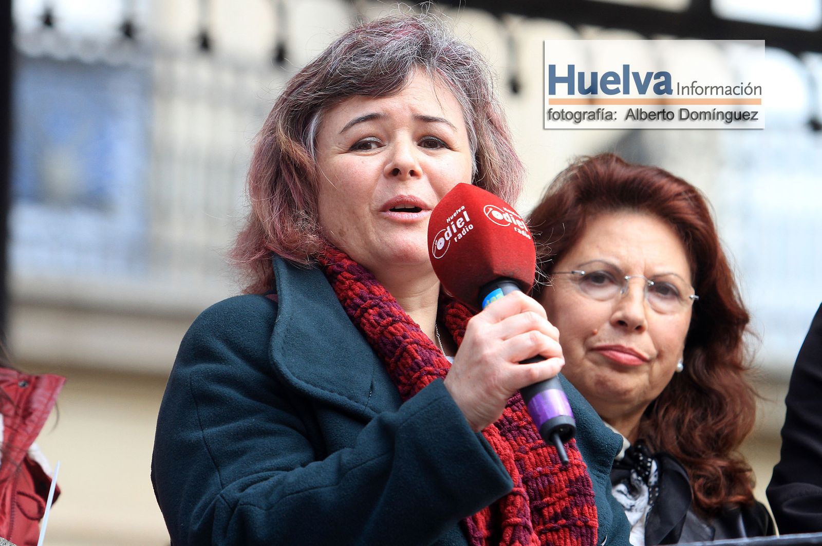 Imágenes de la manifestación contra la derogación de la prisión permanente revisable celebrada en Huelva