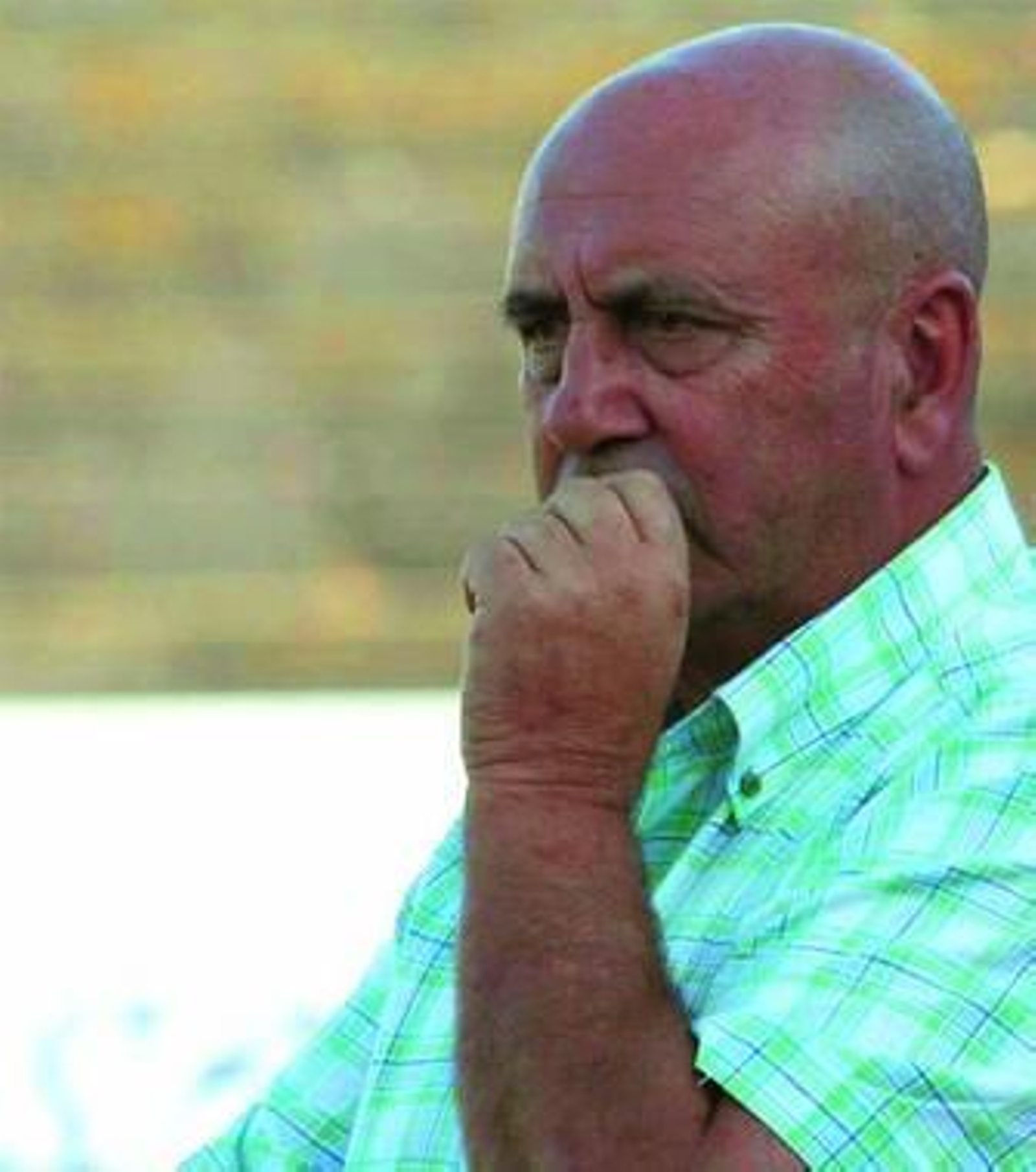 Gabriel Navarro 'Baby' durante su último partido en el Municipal, el Balona-Mirandés del pasado junio.