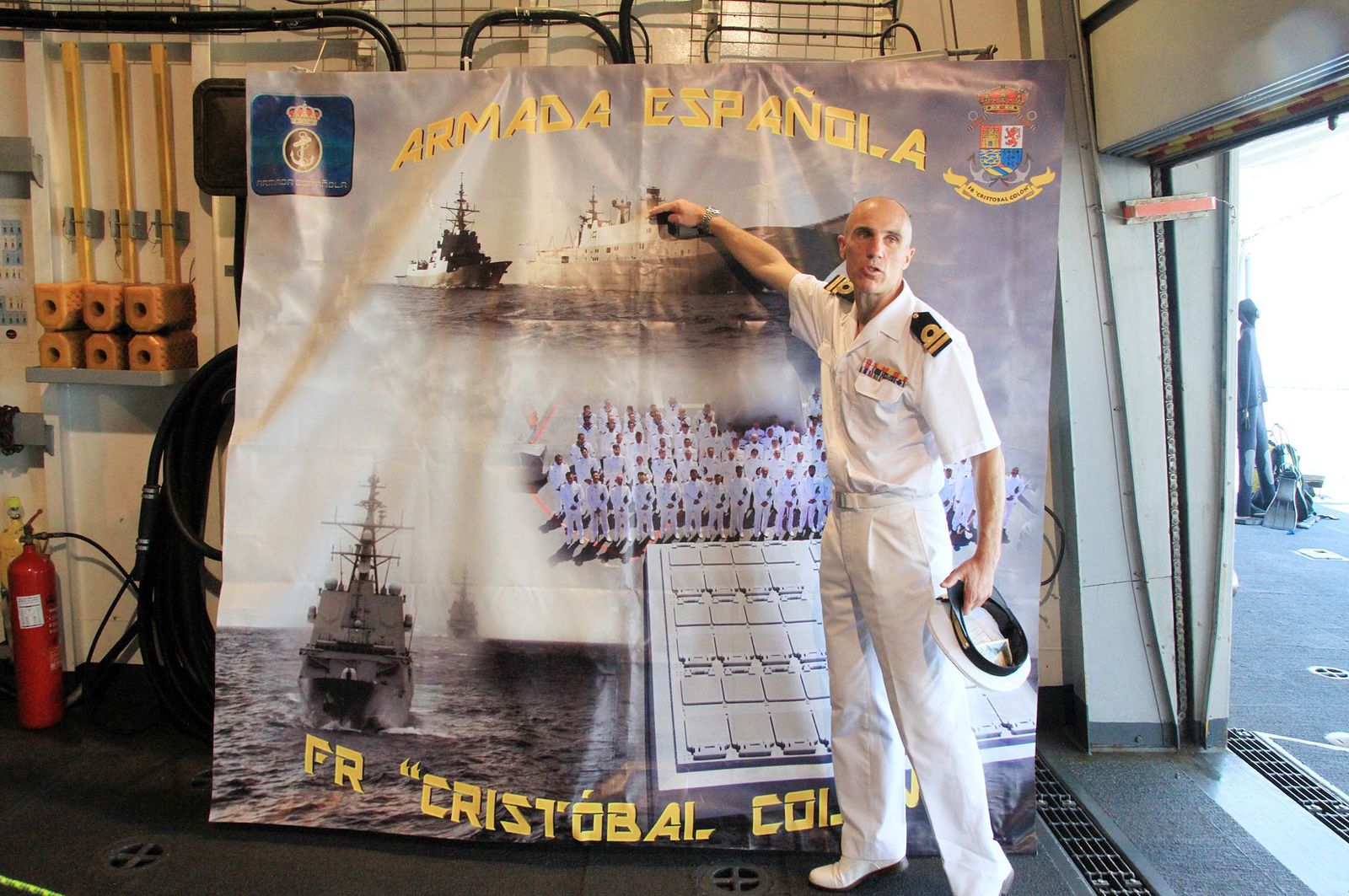 Imágenes de la Fragata Cristóbal Colón F-105