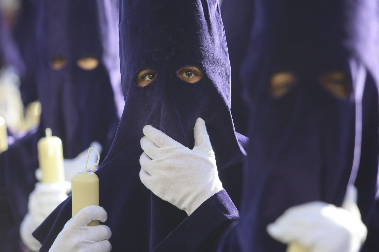 El Rico, en su procesión del Miércoles Santo en Málaga El Rico, en su procesión del Miércoles Santo en Málaga