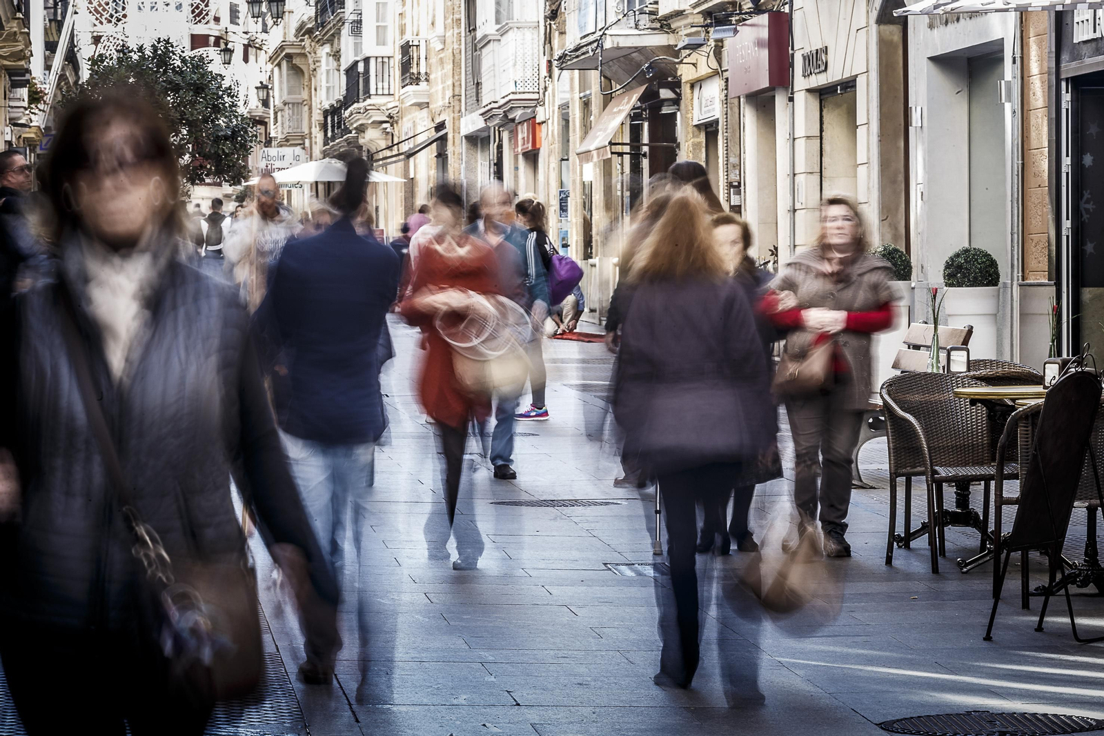 Una calle del centro de Cádiz