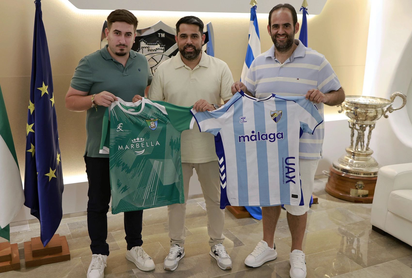 El CD Vázquez Cultural suscribe el Acuerdo Marco del Málaga CF
