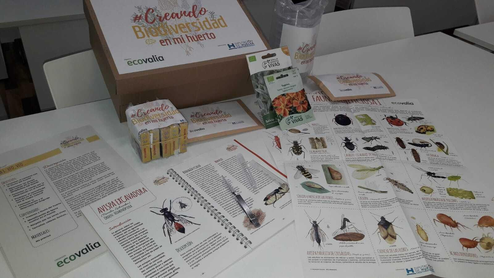 Materiales del proyecto 'Creando Biodiversidad en mi huerto'.