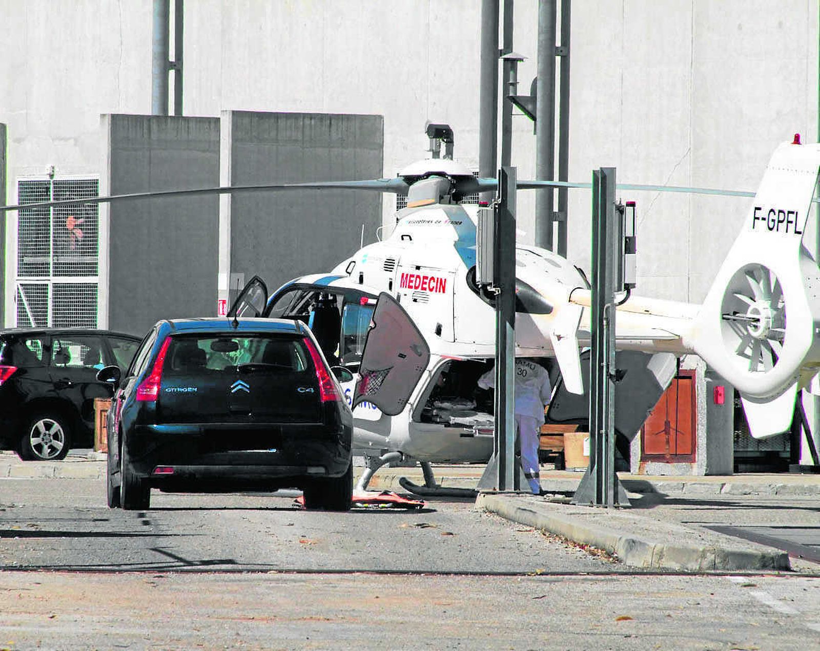 Un helicóptero medicalizado