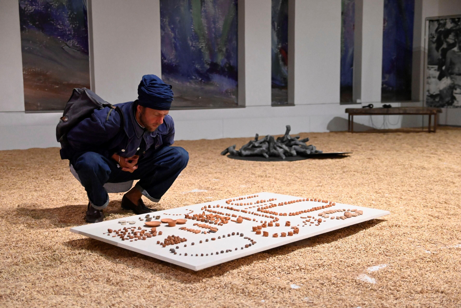Una de las piezas de la exposición 'La fragua'. Una de las piezas de la exposición 'La fragua'.