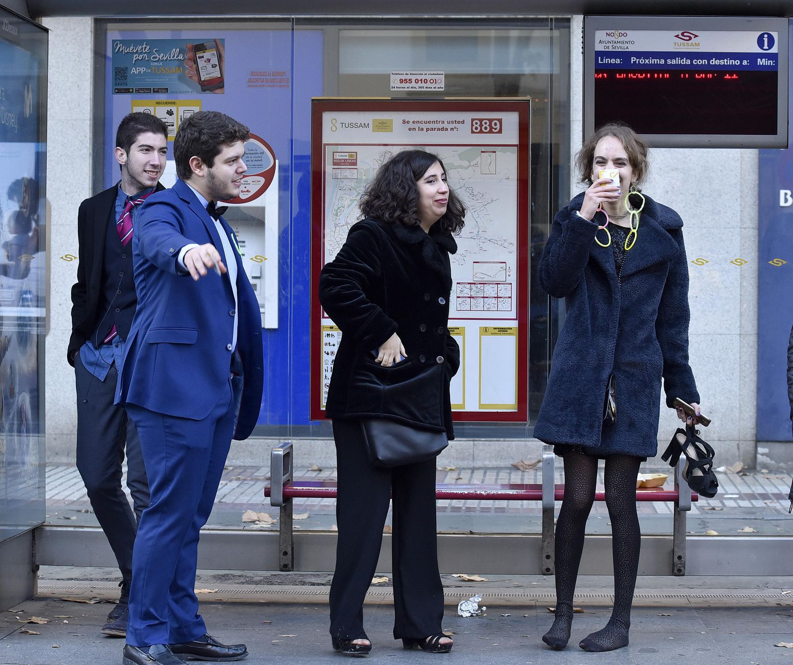 Las imágenes de la Nochevieja en Sevilla