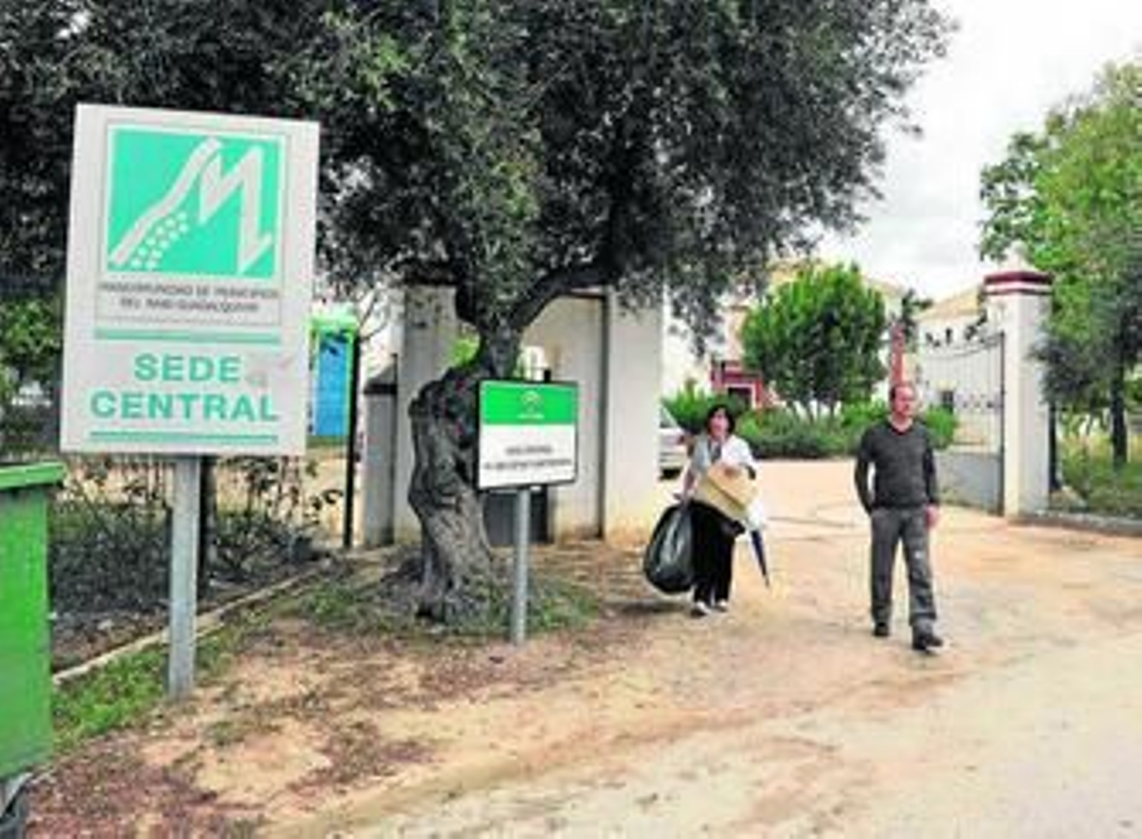 Una imagen de archivo de la sede de la Mancomunidad del Bajo Guadalquivir, ya en proceso de liquidación.