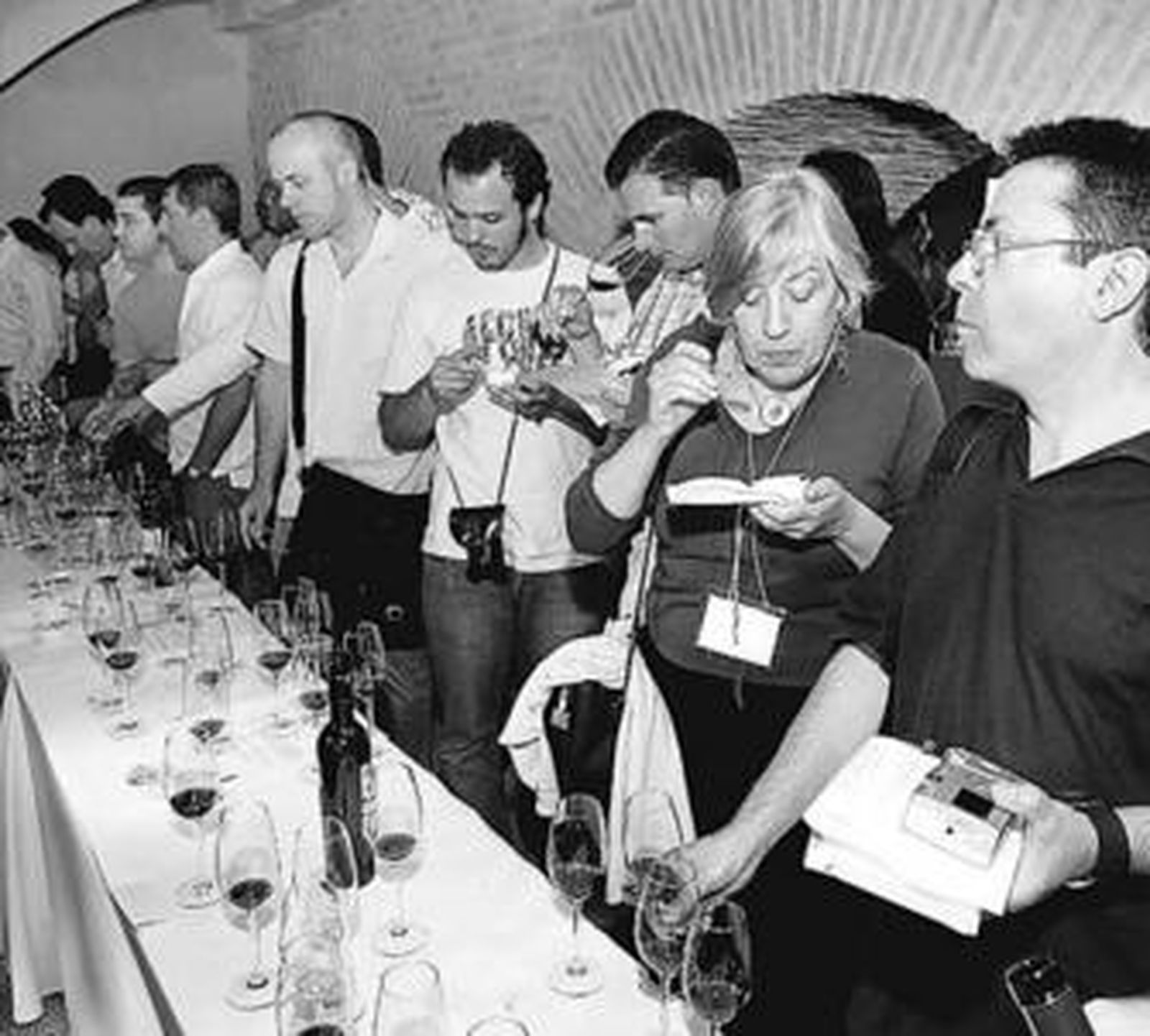 Un maridaje de tintos dulces en uno de los laboratorios del gusto de la última edición de Vinoble.