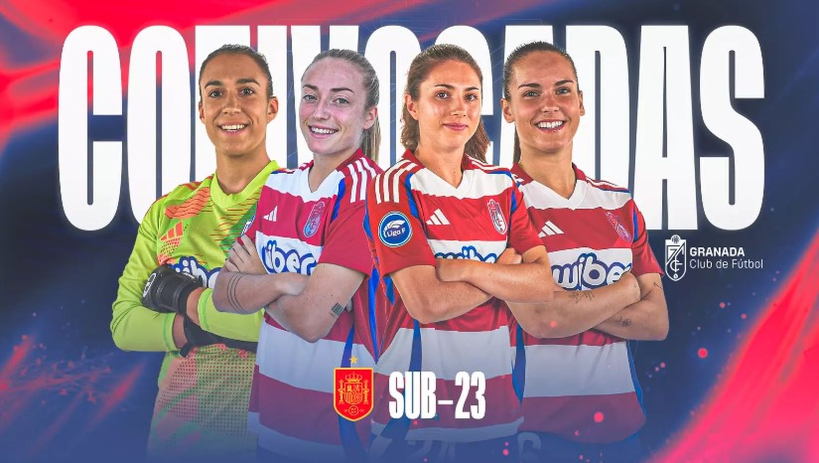 Las cuatro rojiblancas que irán con La Roja