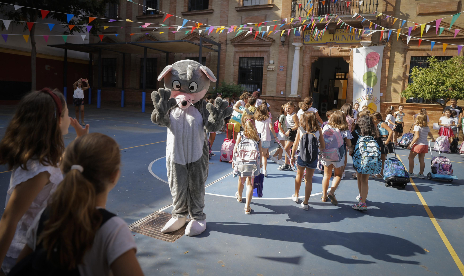 Las imágenes de la vuelta al colegio