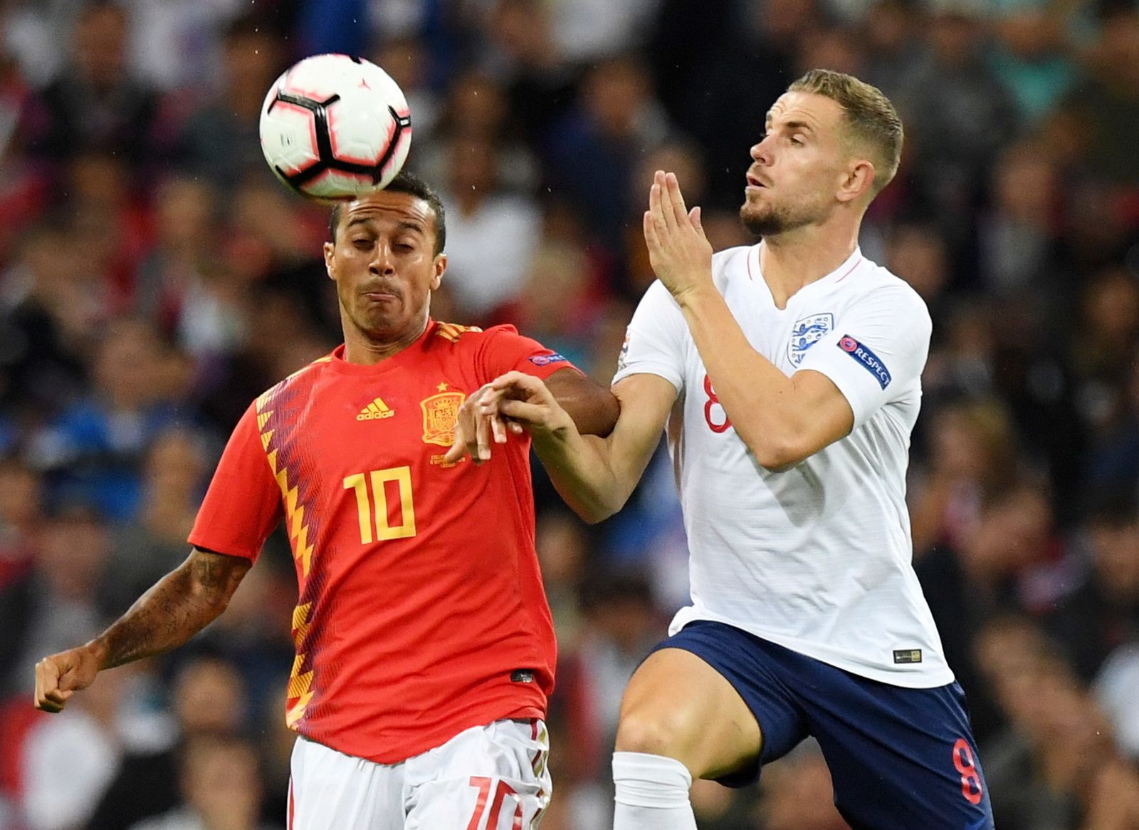 Las imágenes del Inglaterra-España