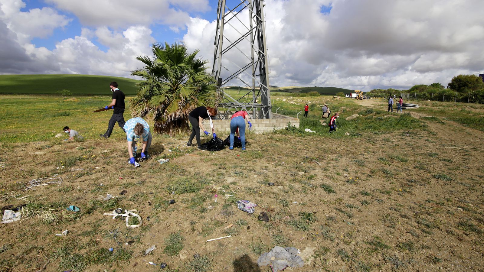 Gran recogida de Zero Waste Jerez con casi 40 voluntarios