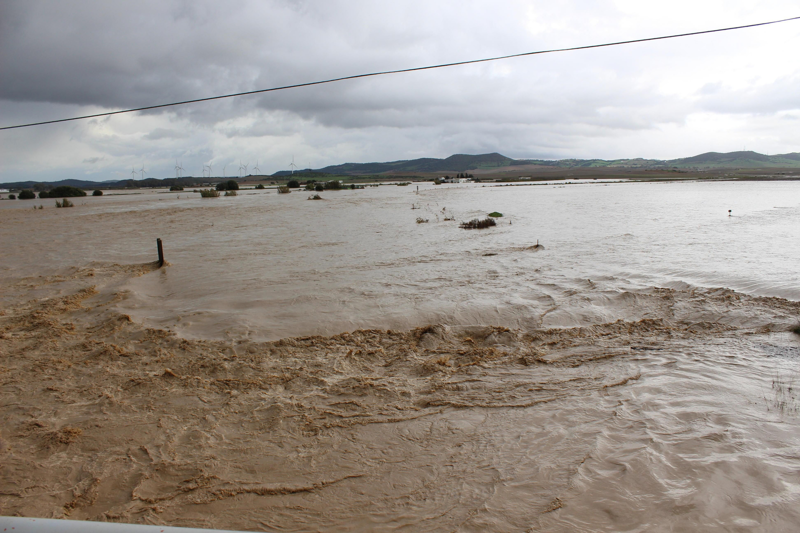 Imágenes del temporal en la provincia de Cádiz