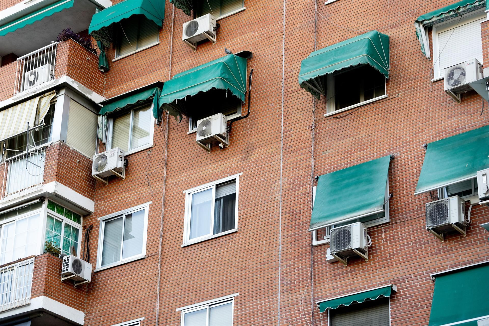 Fachada de un edificio residencial.