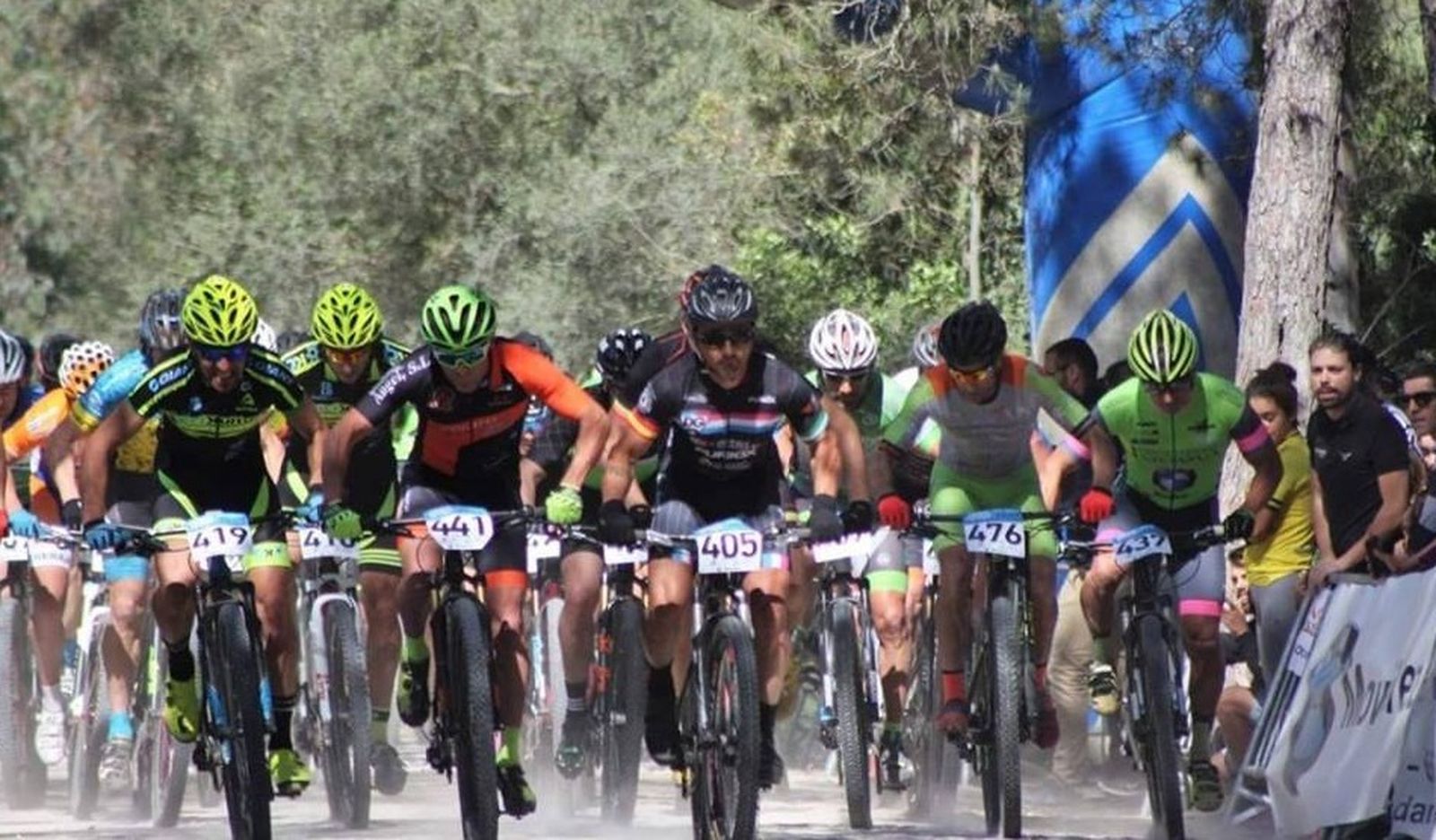 El Circuito Provincial BTT Rally comienza en el duro recorrido del Parque de Las Aguilillas de Estella.