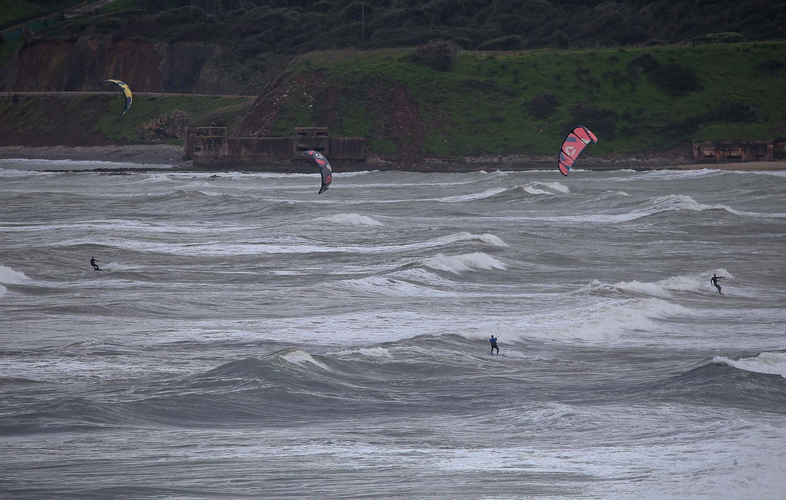 Fotos del temporal en la Bahía de Algeciras