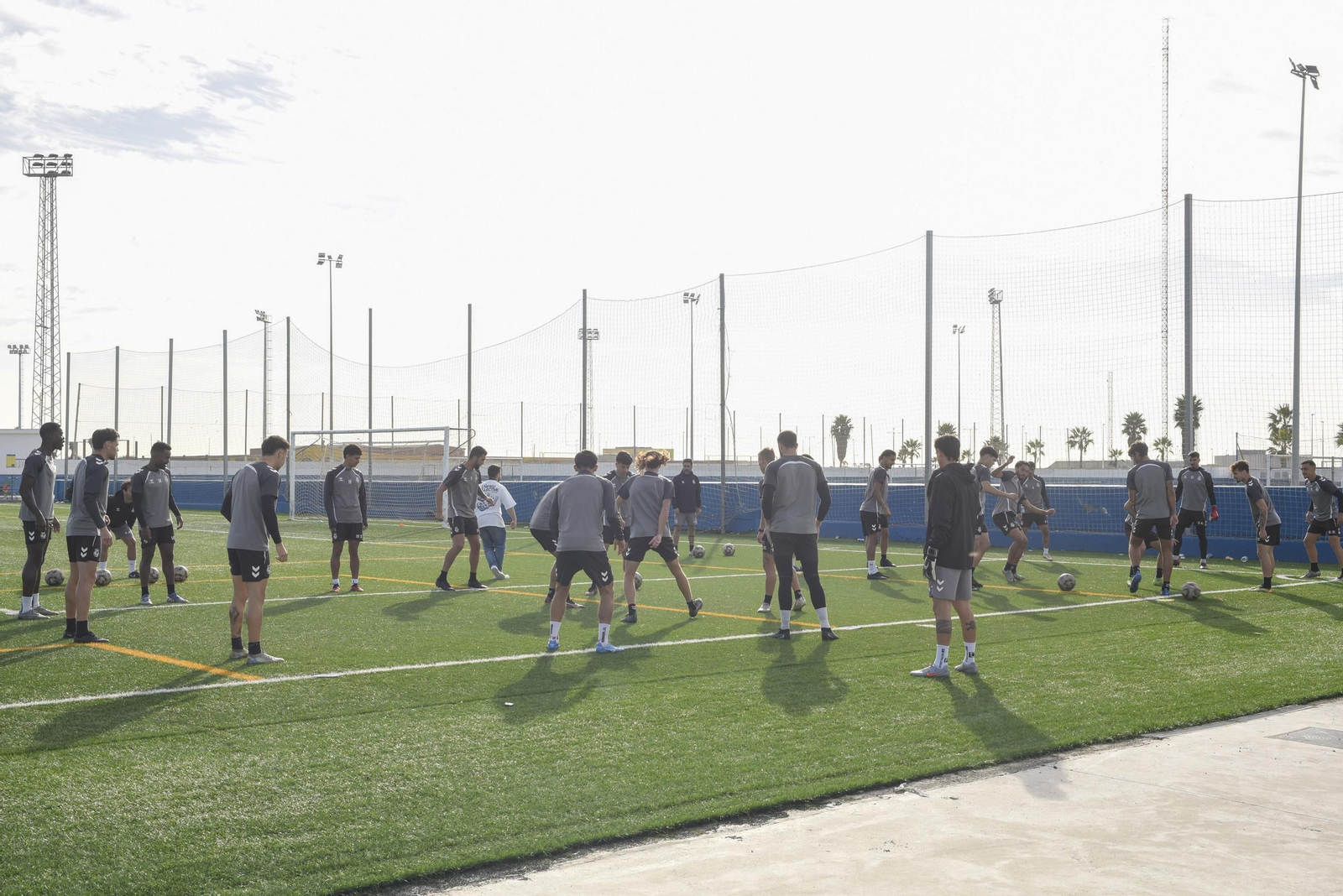 Las fotos del entrenamiento de la Balona previo al partido con el Sevilla C