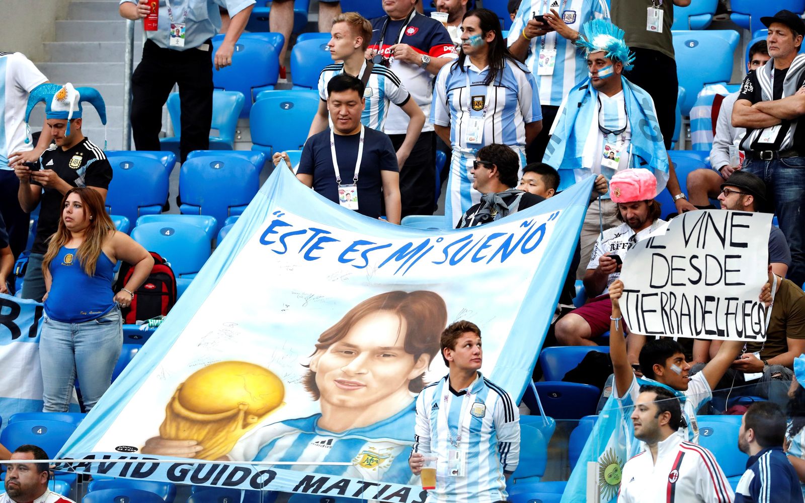 Las imágenes del Nigeria-Argentina