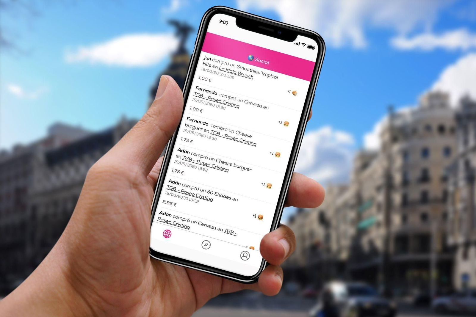 La app sevillana Yump está enfocada al pedido y pago a través del móvil y la recogida en el local.