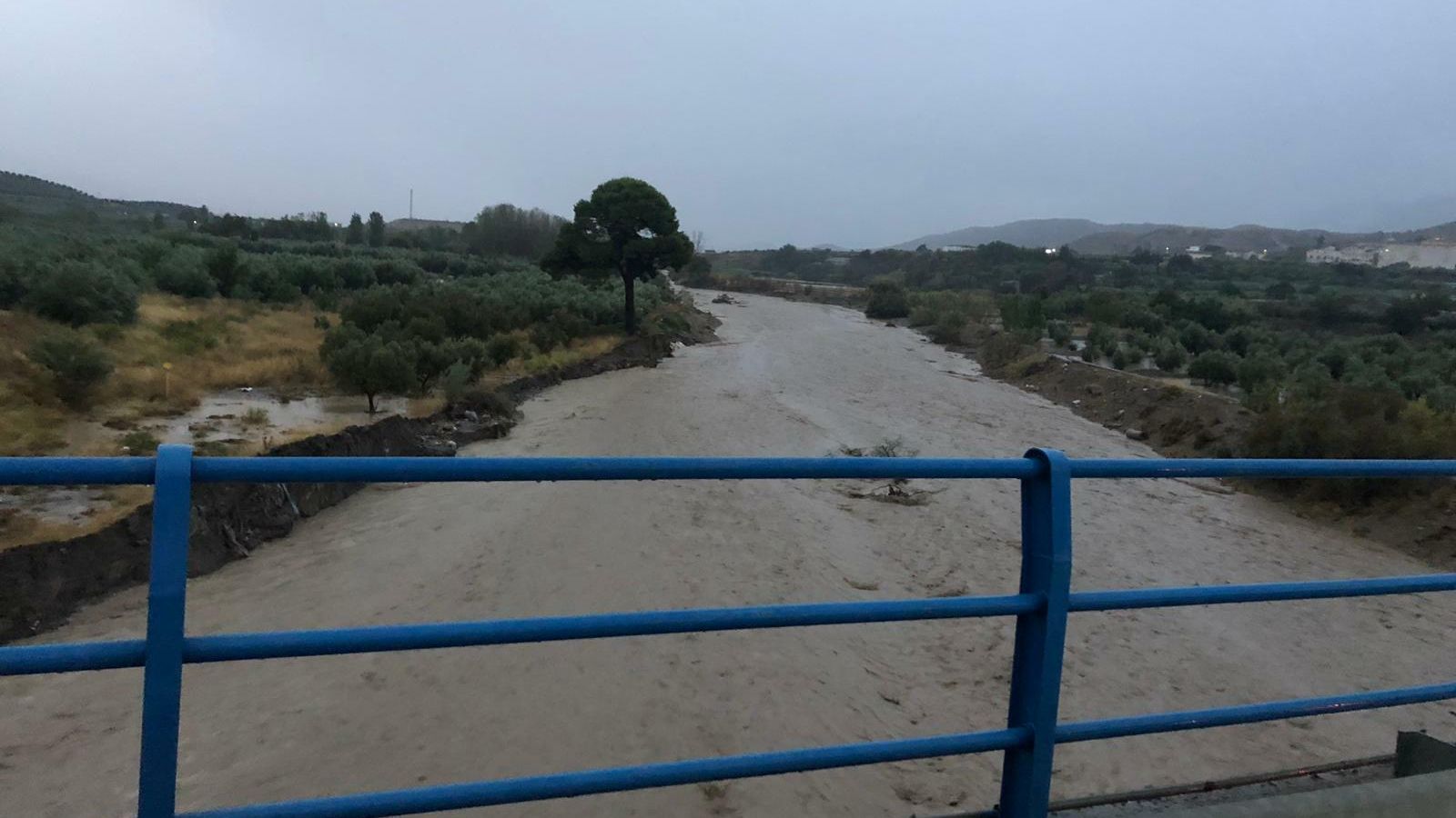 El río Almanzora a su paso por Tíjola