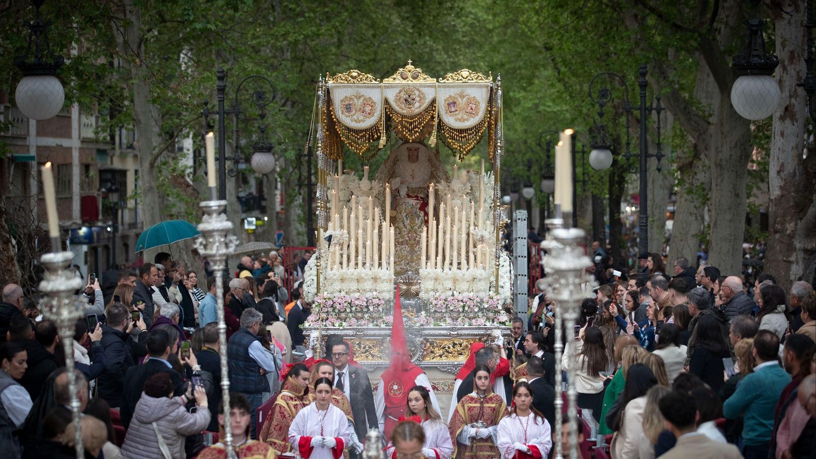 María Santísima de la Victoria en la Carrera de la Virgen, Domingo de Ramos 2025
