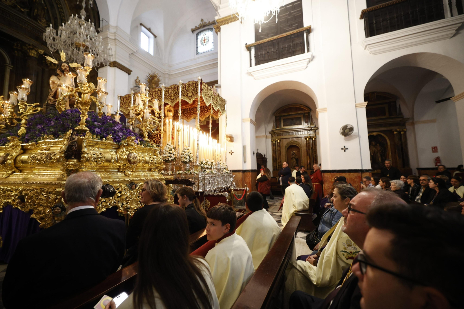 Las imágenes de Humildad y Paciencia y sus momentos en San Agustín  en la Semana Santa de Cádiz 2024