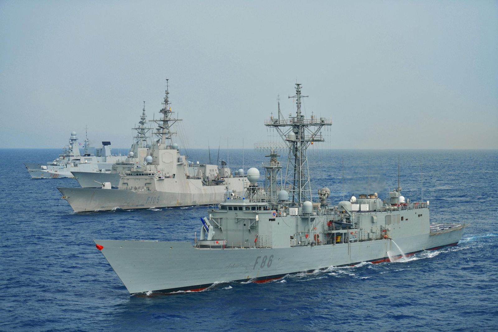 Imágenes de las unidades en formación durante Flotex.