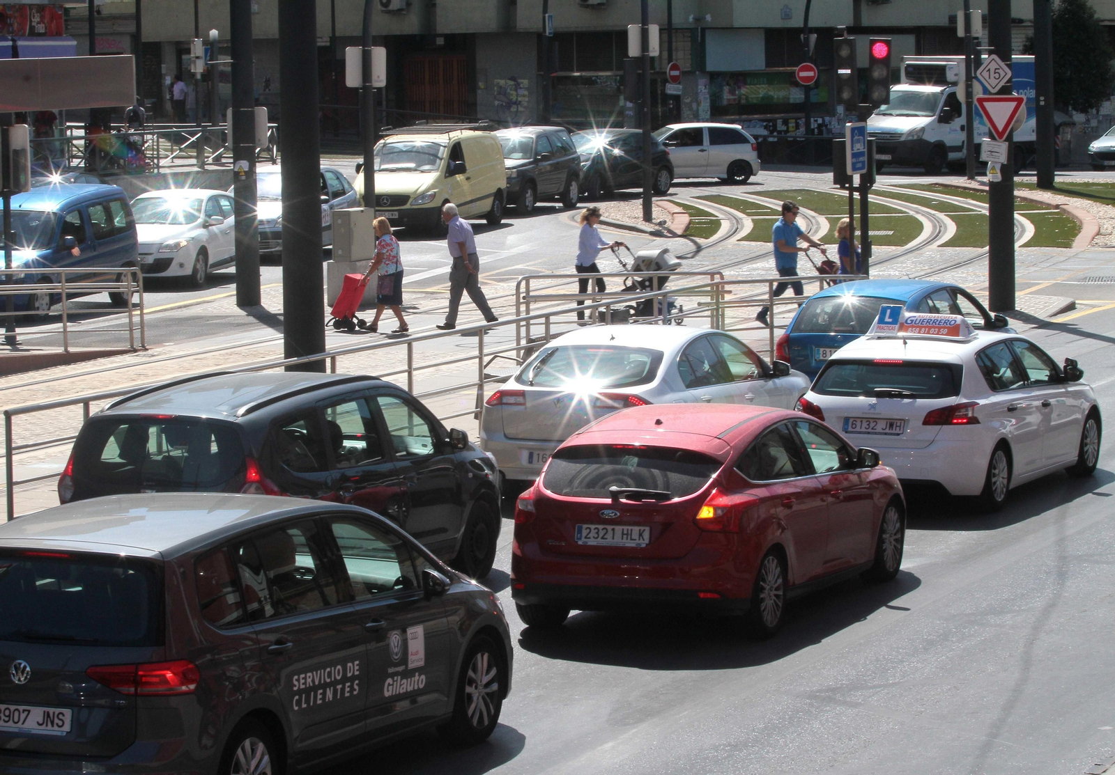 La imágenes de las pruebas del tranvía