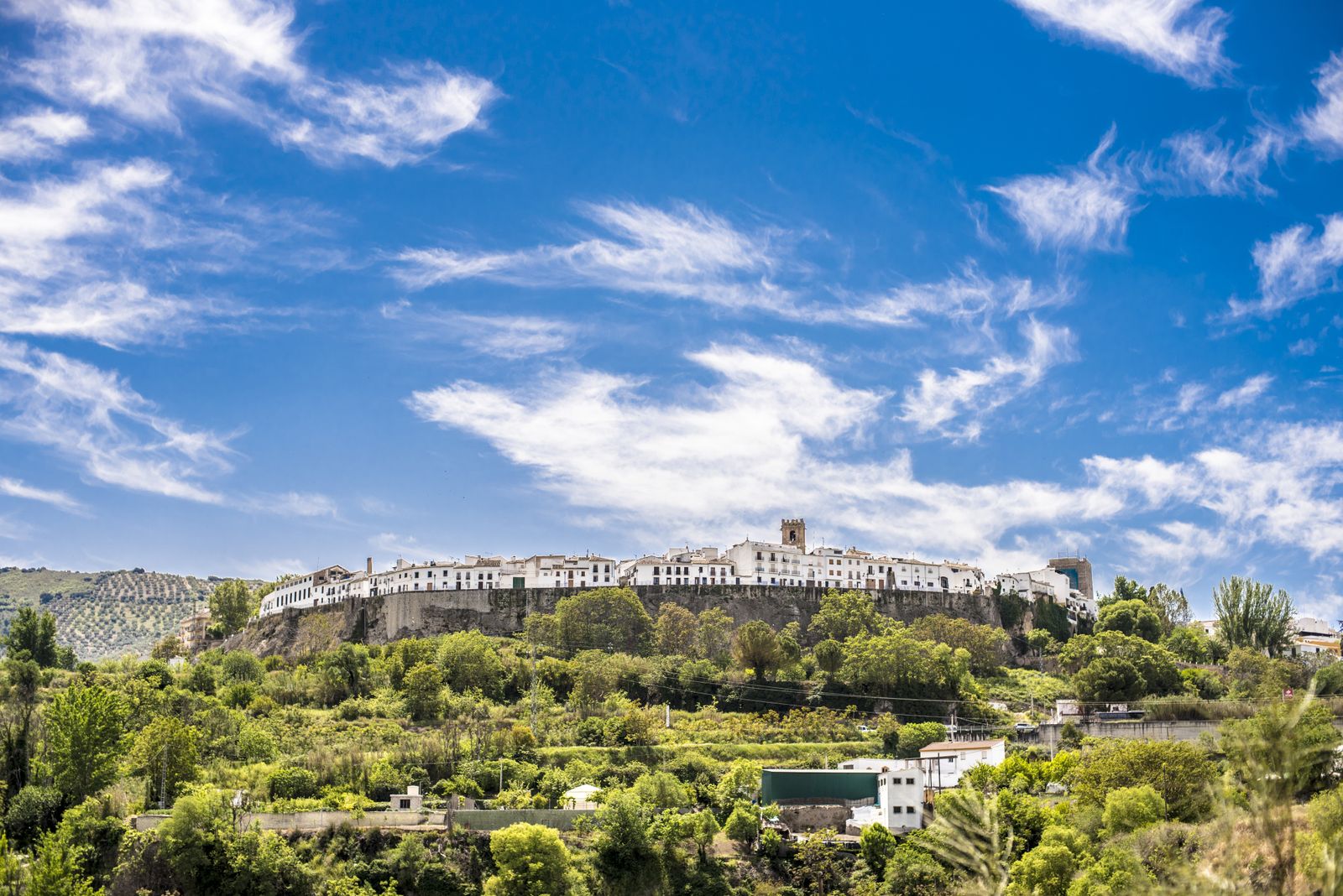 Imagen panorámica de Priego de Córdoba.