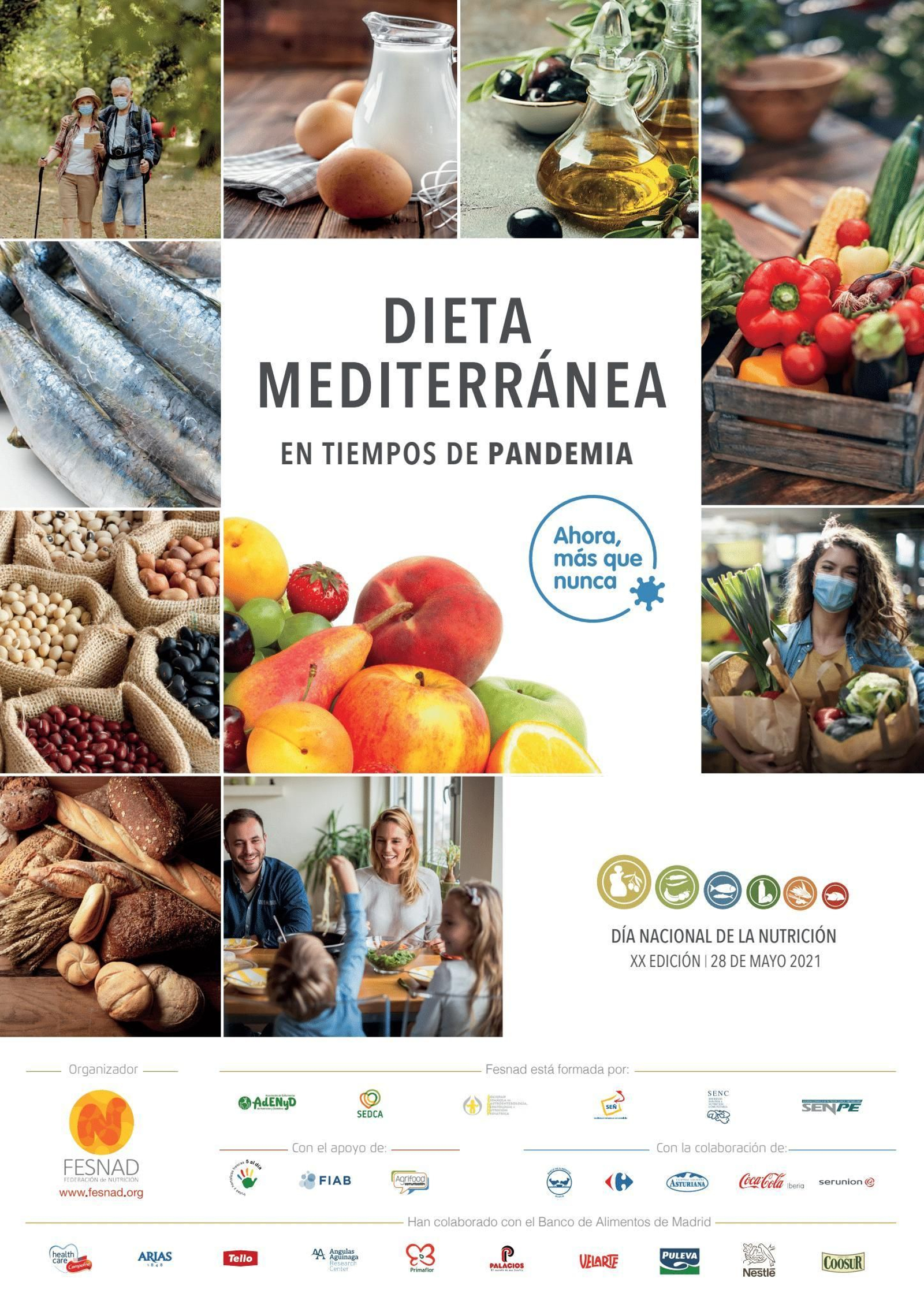 Dieta mediterránea en tiempos de pandemia