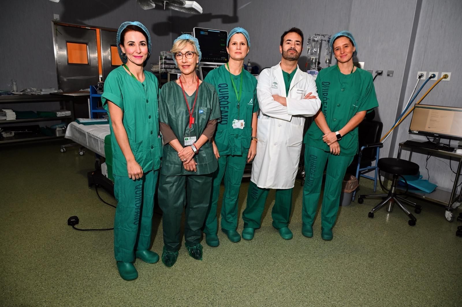 Parte del equipo de Otorrinolaringología del Clínico.